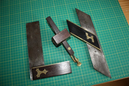 Vintage try square 6 - try, 6"