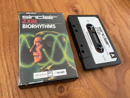 Biorhythms sinclair zx81 game - biorhythms,