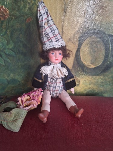 Antique french bisque head - bisque,