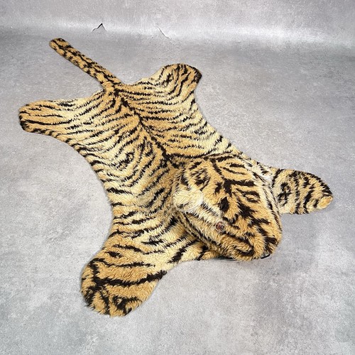 Vintage plush tiger - vintage, faux