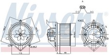 NISSENS 87433 INTERIOR BLOWER