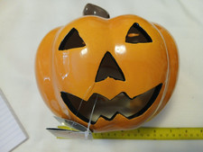 GIANT  PUMPKINS TEA LIGHT CANDLE HOLDER STYLE # 2