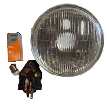 ukscooters VESPA COMPLETE HEADLIGHT WITH HOLDER HALOGEN PARKING BULB PX/P/LML/T5