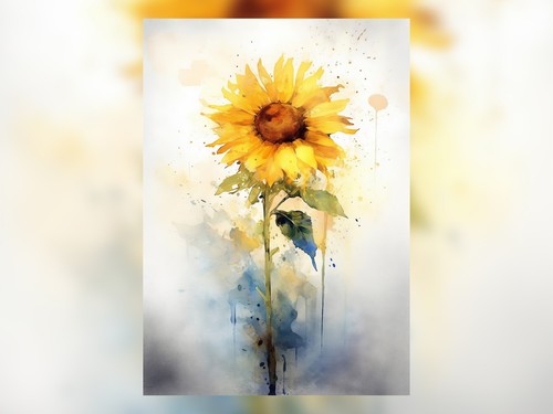 Blooming beauty watercolor - beauty:,