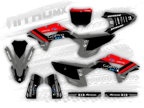 Graphics kit fits honda crf - graphics,