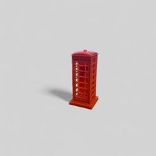O Gauge Telephone Box 1:48