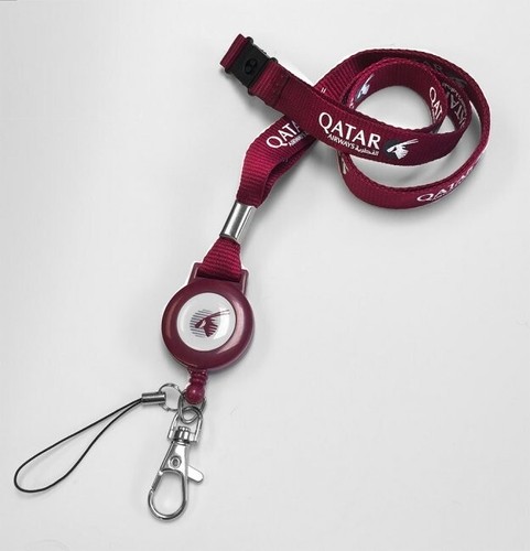Qatar airways logo lanyard - airways,