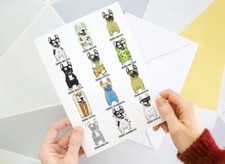 French Bulldog card/cute and