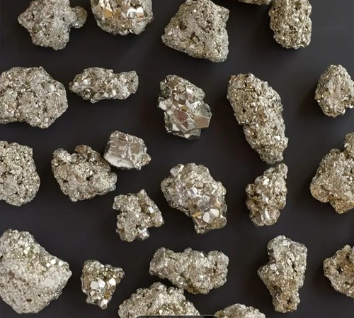 500g natural pyrite crystal - pyrite,