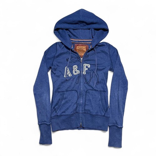 Abercrombie fitch blue zip - abercrombie,