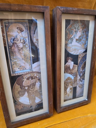 Alfons mucha 1970s framed - alfons,