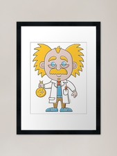 The Mad Professor Framed Art