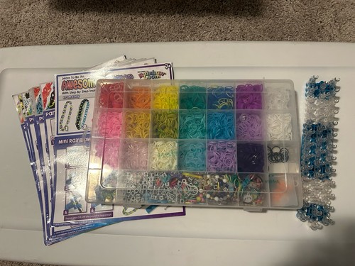 Rainbow loom kit with - rainbow, case