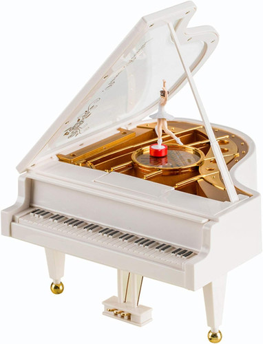 Ballerina music box piano - music, box，piano