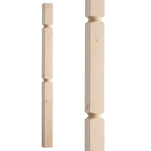 Staircase newel post regency - staircase,