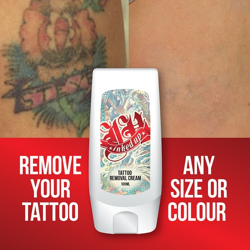 Inked tattoo removal cream - inked, up
