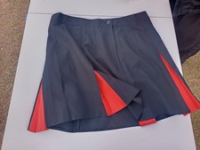 Gym Skirt Black And Orange in multiple sizes 