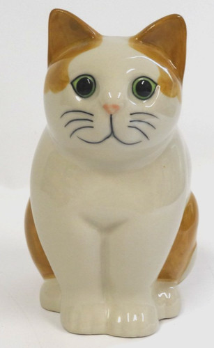 Quail pottery ceramic cat - ceramic,