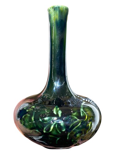 Chinese green glazed vase - chinese,