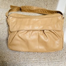 ENNY LARGE SHOULDER BAG CAMEL