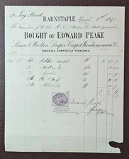 1873 Edward Peake Linen &