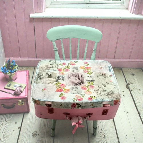 Victoriana decoupaged - "victoriana,
