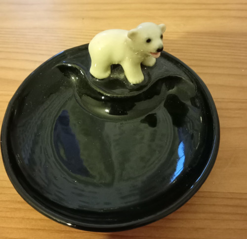 Wade polar bear pin - wade, dish