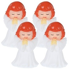  4pcs Praying Angel Statues