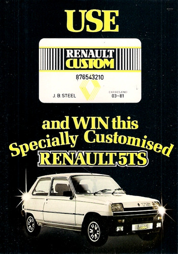 Renault custom card - 5, ts