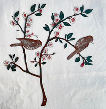 Hand Painted Metal Wall Art