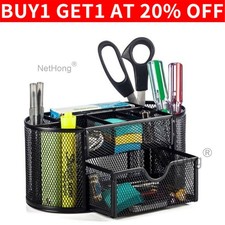 Metal Mesh Desk Organiser