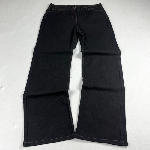 Mens black wide leg denim - mens,