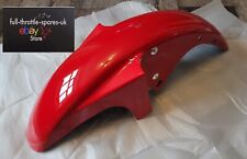 fits: YAMAHA YBR 125 ED 2007-2016 NEW RED FRONT FENDER MUDGUARD UK :-)