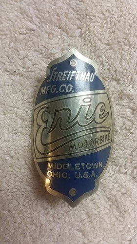 Vintage erie motorbike - vintage,