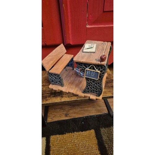 Antique school desk - antique, 7.25