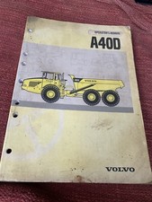 A40D Volvo Operator's Manual 