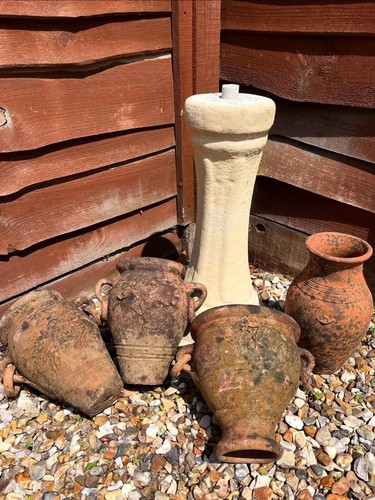 Salvaged antique hand thrown - hand,