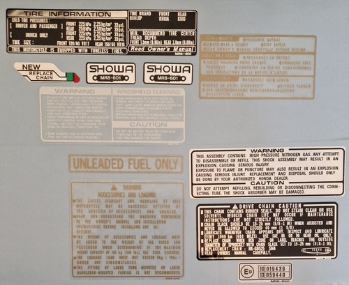 Vfr400 nc30 warning decal - vfr400,