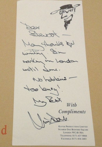 Jim dale hand signed - dale,