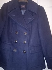 Marks & Spencer Petite Navy Reefer pea jacket