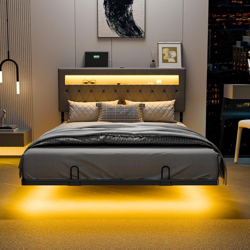 4ft6 floating double - double, bed