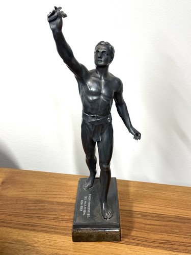 Antique bronze trophy - trophy, of