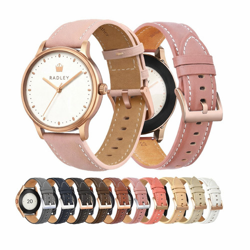 Genuine leather watch strap - leather,