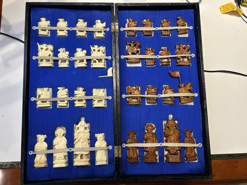 Vintage chinese chess - chinese, set