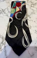 Piscador Neck Tie Silk Black