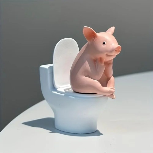Cute pig sitting - pig,