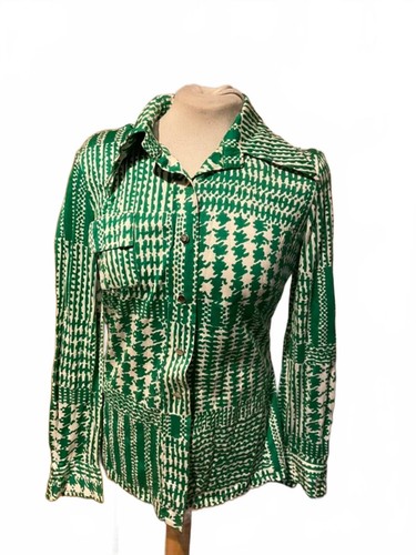Vintage 80s new wave green - , and