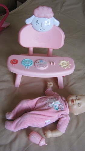 Baby annabell with highchair - baby,