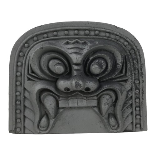 Japanese clay oni demon - demon, kawara