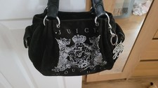 Rare y2k Juicy couture velour and leather Scottie handbag